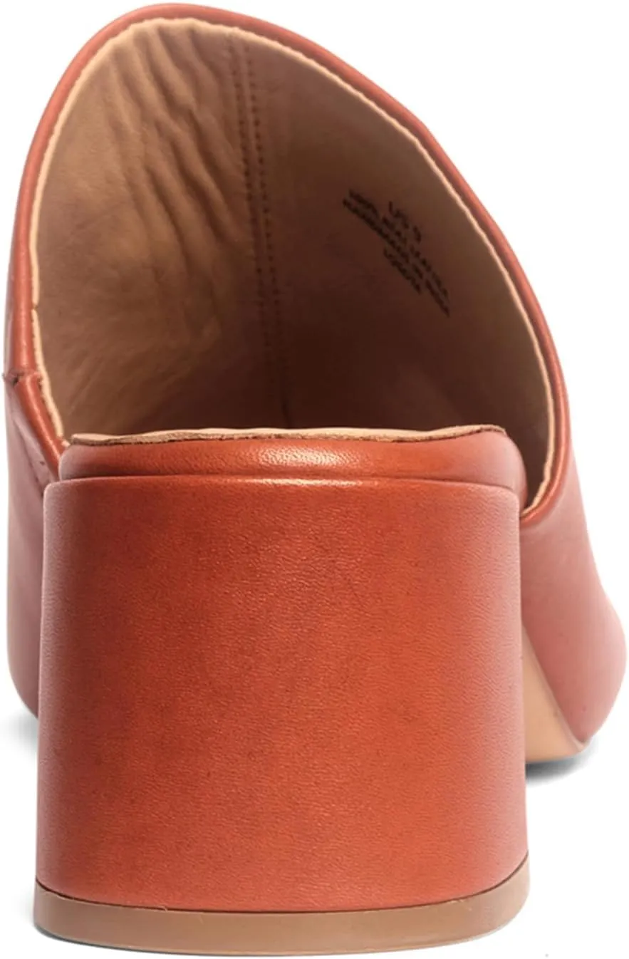 Anthony Veer Lotte Block Sandals for Women | Italian Leather Upper | Leather Lining | Ortholite Cushioned Footbed | Natural Neolite Outsole