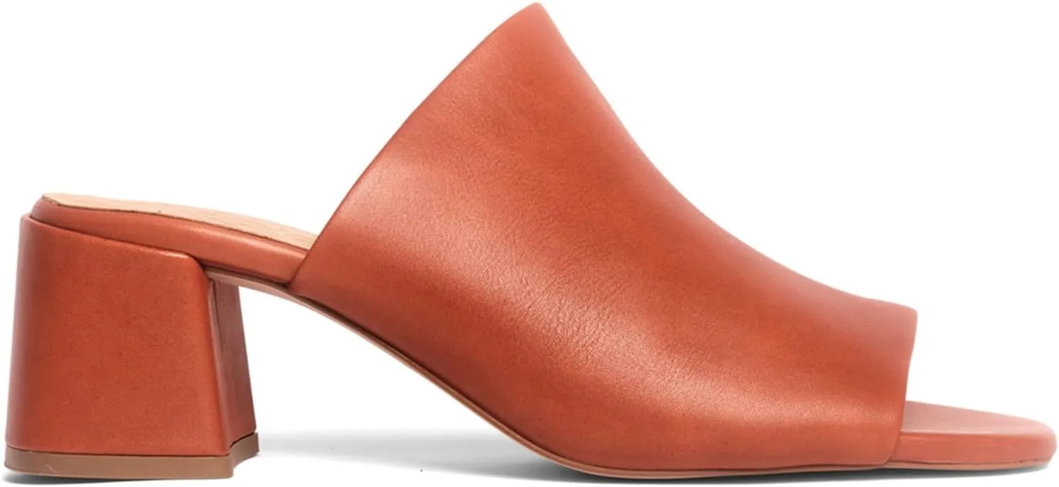 Anthony Veer Lotte Block Sandals for Women | Italian Leather Upper | Leather Lining | Ortholite Cushioned Footbed | Natural Neolite Outsole