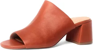 Anthony Veer Lotte Block Sandals for Women | Italian Leather Upper | Leather Lining | Ortholite Cushioned Footbed | Natural Neolite Outsole