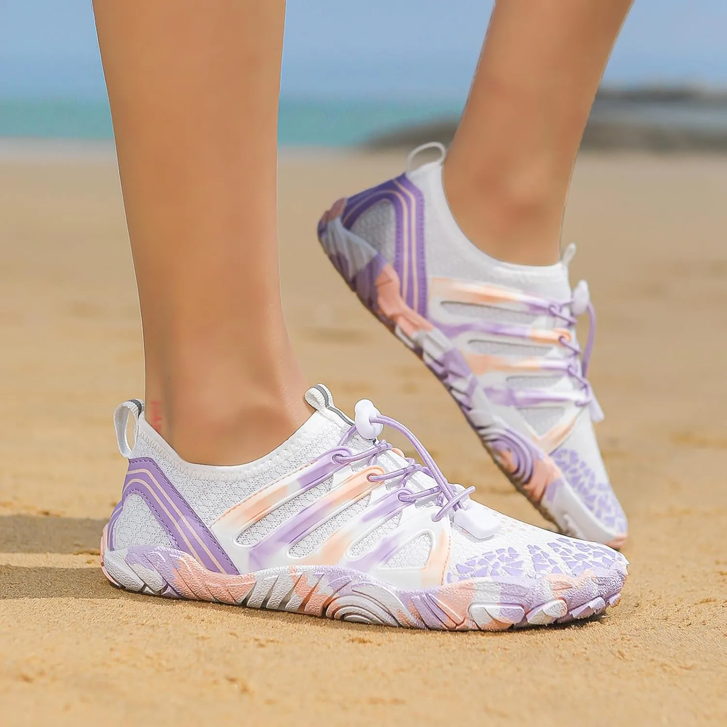 Athletic Hiking Water Shoes Unisex Quick Dry&Non-Slip Surfing Training Shoes,Wide Toe Box Beach Walking Barefoot Wear Lightweight Breathable Cycling Surfing Barefoot Outdoor Waterproof Comfort Wear