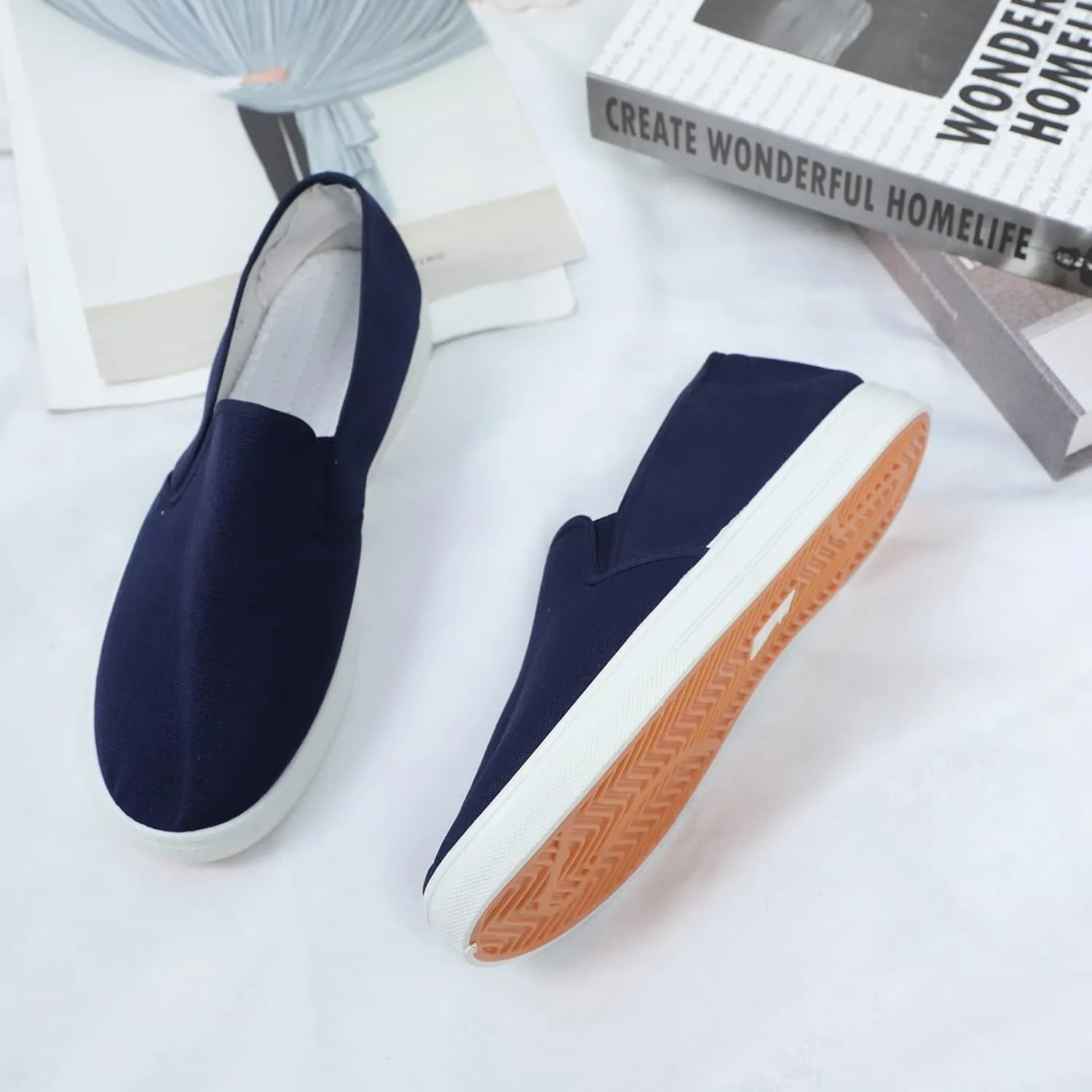 Barefoot Shoes Women Slip on Loafers for Women 2024 Comfortable Dressy Slip onLightweight Breathable Christmas Tennis Shoes for Men Running Shoes for Women