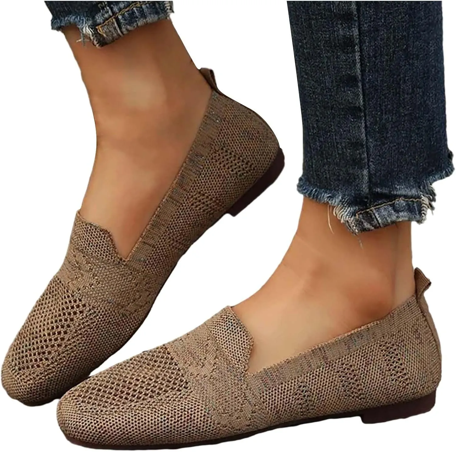 Basketball Shoes for WomenWomen's Sneakers Womens Loafers Comfortable Dressy Fashion Round Toe Christmas Loafers Women Slip on Non Slip Low Top Casual