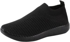 Black Sneakers for Men Gym Shoes Women Womens White Tennis Shoes Comfortable & Lightweight Black Loafers Women Platform Slip On Sneakers Women