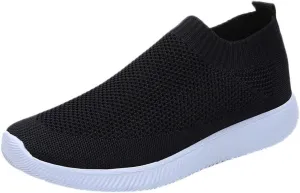 Black Sneakers for Men Gym Shoes Women Womens White Tennis Shoes Comfortable & Lightweight Black Loafers Women Platform Slip On Sneakers Women