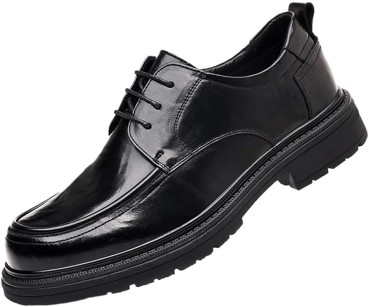 Classic Medallion Toe Oxford Shoes for Men Moisture-Wicking Lining Formal Celebrations Graduation Ceremonies Durable Sole