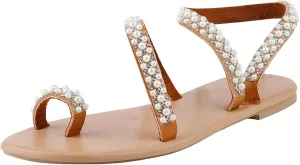 Comfortable Slip on Slide Sandals for Women Comfort Elastic Strap Flat Sandal Fashion Bow Flats for Women