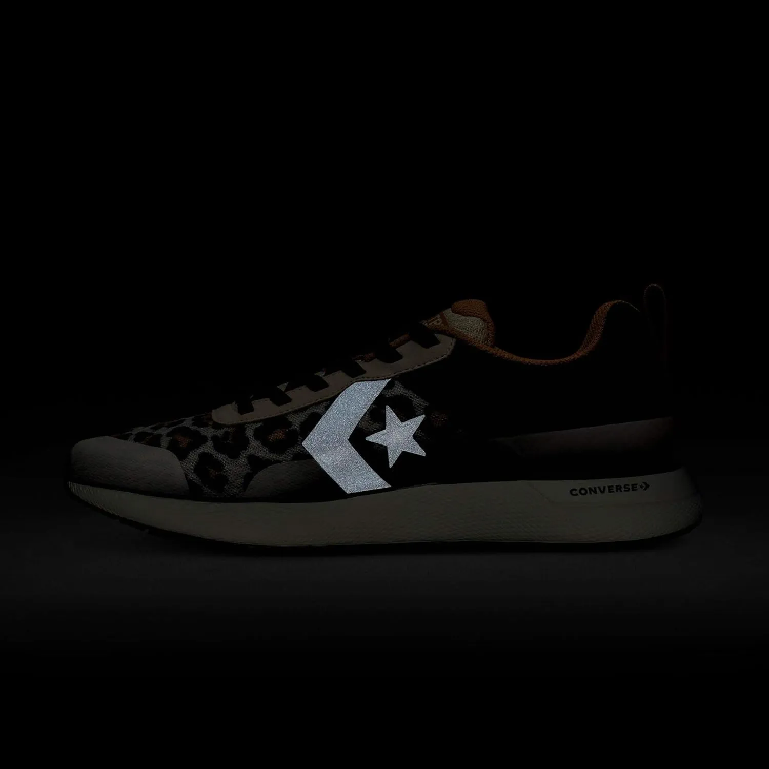 Converse Mens Star Series Running Oxford (Almost Black/Bold Mandarin