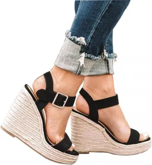 Gibobby Sandals for Women Dressy,Fashion Chunky Heel Sandal Open Toe Wedding Pumps Ankle Strap Evening Party Shoes