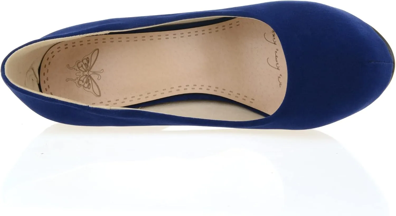 Gicoiz Platform Stiletto Heels Women Round Toe Suede Pumps