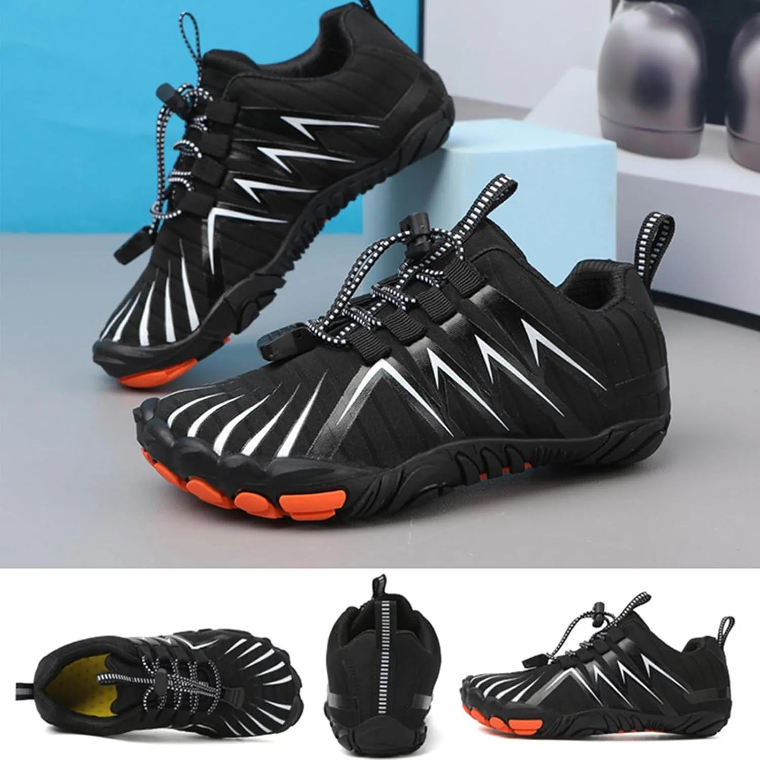 Giltpeak Hike Barefoot Womens Winter Boots, Non-Slip Walking Snow Boots for Men, Waterproof Hiking Shoes Outdoor