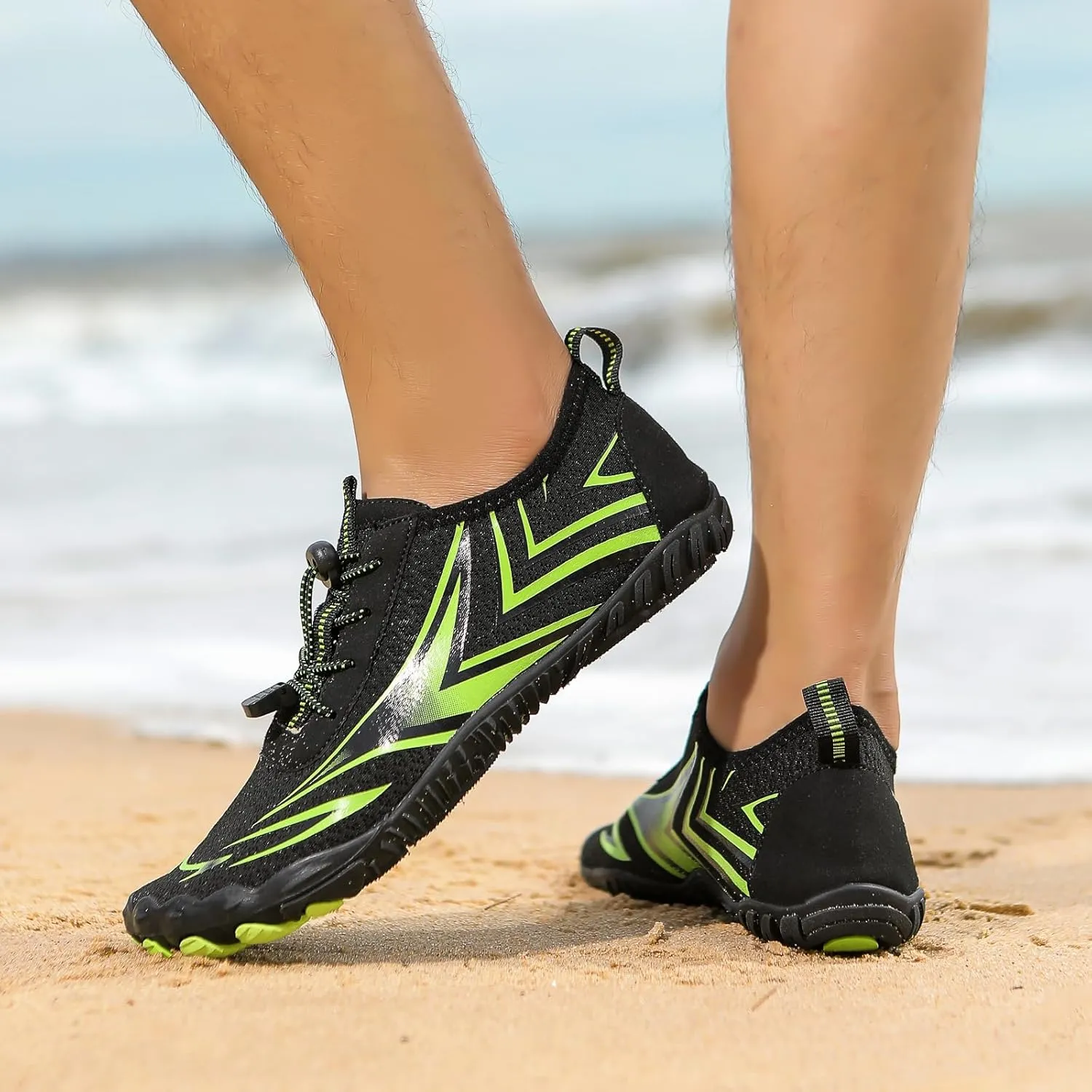Hike Barefoot Footwear for Women Men Lightweight Non-Slip Hiking Athletic Footwear,Quick-Dry&Wide Toe Box Breathable Trail Shoes,Summer Comfortable Grounded Shoes with Adjustable Shoelaces
