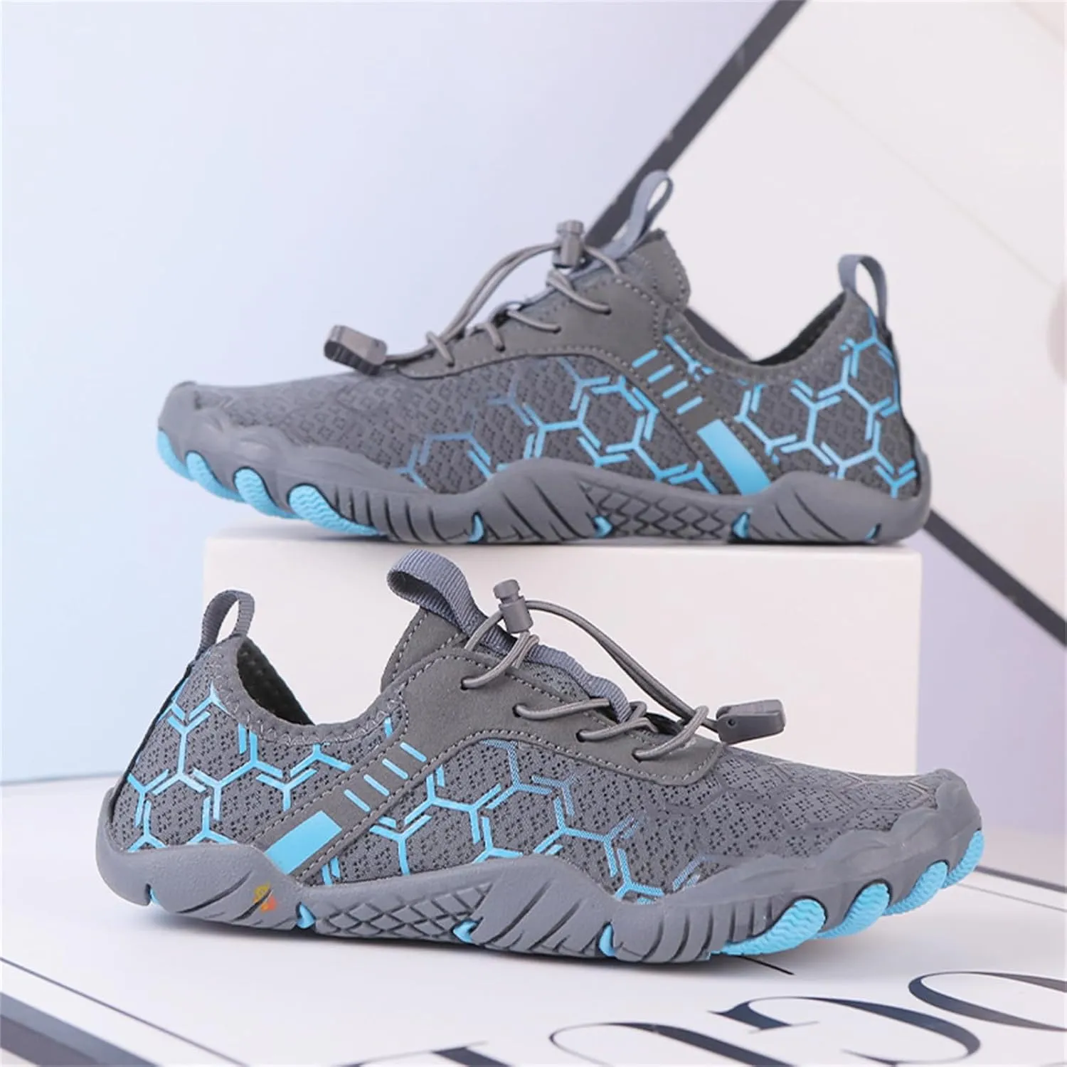 Hike Shoes Women Men Pro Barefoot Shoes with Wide Toe Box Healthy & Non-Slip Lightweight Breathable Sneakers Unisex Quick Dry Zero Drop Trail Running Shoe Sneakers