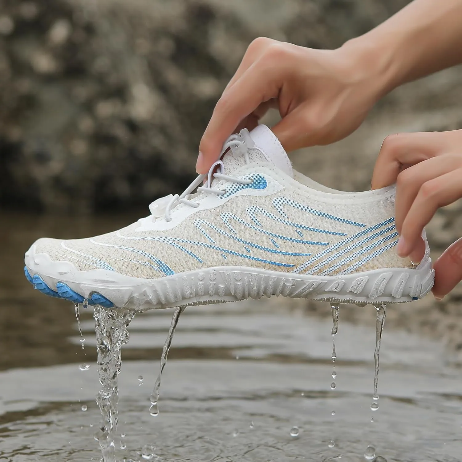 Hike Shoes Women Men Pro Barefoot Shoes with Wide Toe Box Waterproof Trail Running Healthy & Non-Slip Barefoot Shoe Breathable Hiking Walking Shoe Sneakers