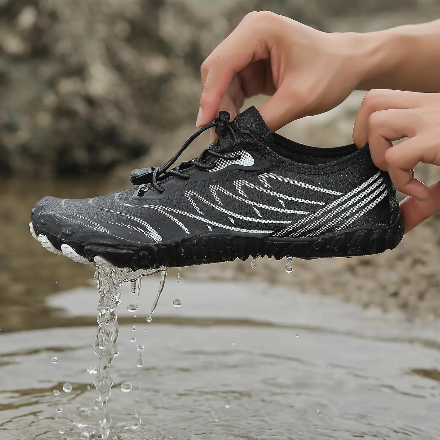 Hike Shoes Women Men Pro Barefoot Shoes with Wide Toe Box Waterproof Trail Running Healthy & Non-Slip Barefoot Shoe Breathable Hiking Walking Shoe Sneakers