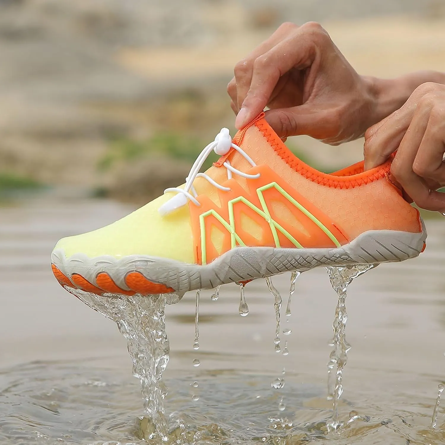 Hiking Footwear Barefoot Womens Mens, Grounded Barefoot Shoes, Hike Barefoot Shoes, Pro Barefoot Shoes with Wide Toe Box, Healthy & Non-Slip Barefoot Shoes, Quick Dry Zero Drop Trail Running Shoes