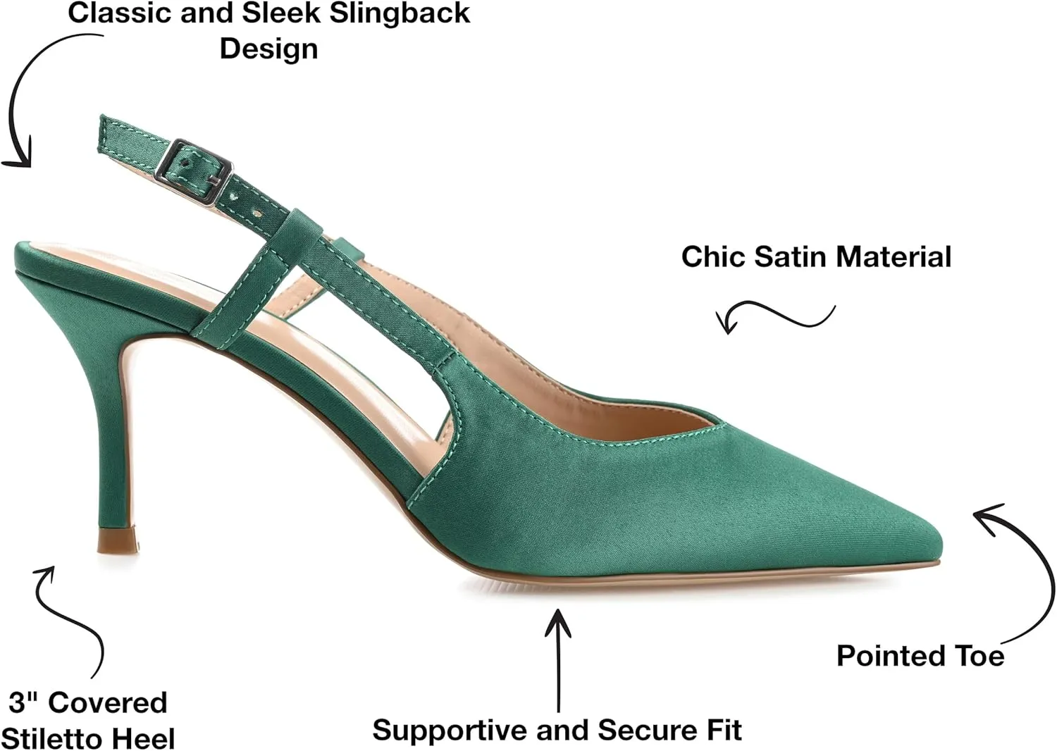 Journee Collection Women's Knightly Pump