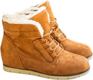 Ladmiple Snow Boots For Women 2023 Trendy Winter Shoes with Fur Lined Warm Slip On Ankle Booties Outdoor Walking Shoes