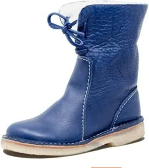 Ladmiple Winter Boots For Women Fashion Mid-Calf Snow Boots Fur Lined Warm Slip On Comfortable Outdoor Ankle Booties 2024