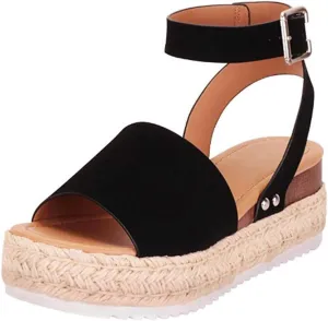 Lady Bandage Wedge Sandals for Women Summer Sandals Open Toe Platform Sandals