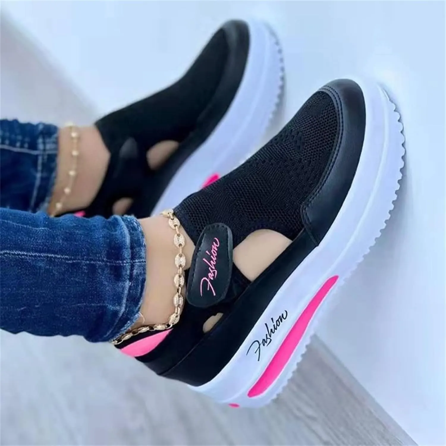 Lausiuoe Summer Sandals For Women 2023 Ankle Strap Flatform Wedge Sandal Casual Dressy Strappy Platform Walking Shoes