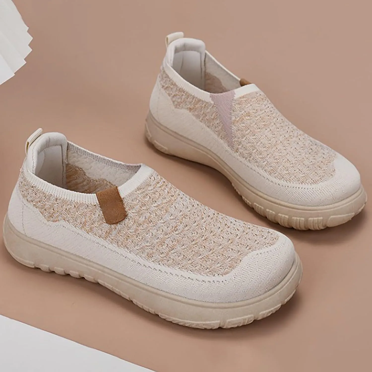 Mens Breathable Soft Sole Casual Sport Shoes Thick Sole Flat Comfortable Lighweight Sneakers Hands Free Comfy Outdoor Walking Shoes for Men