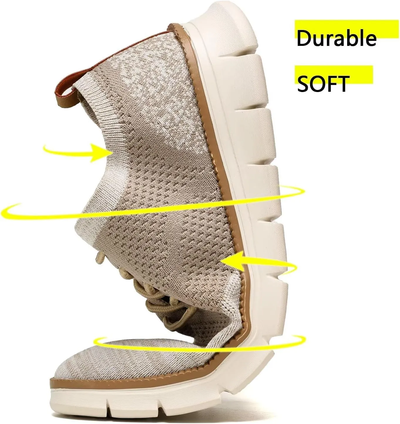 Men's Casual Dress Business Oxfords Shoes Breathable Knit Classic Leisure Fashion Sneakers Lightweight Comfortable Walking Shoes
