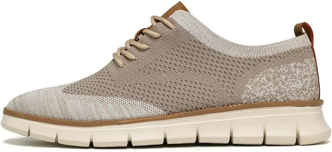 Men's Casual Dress Business Oxfords Shoes Breathable Knit Classic Leisure Fashion Sneakers Lightweight Comfortable Walking Shoes