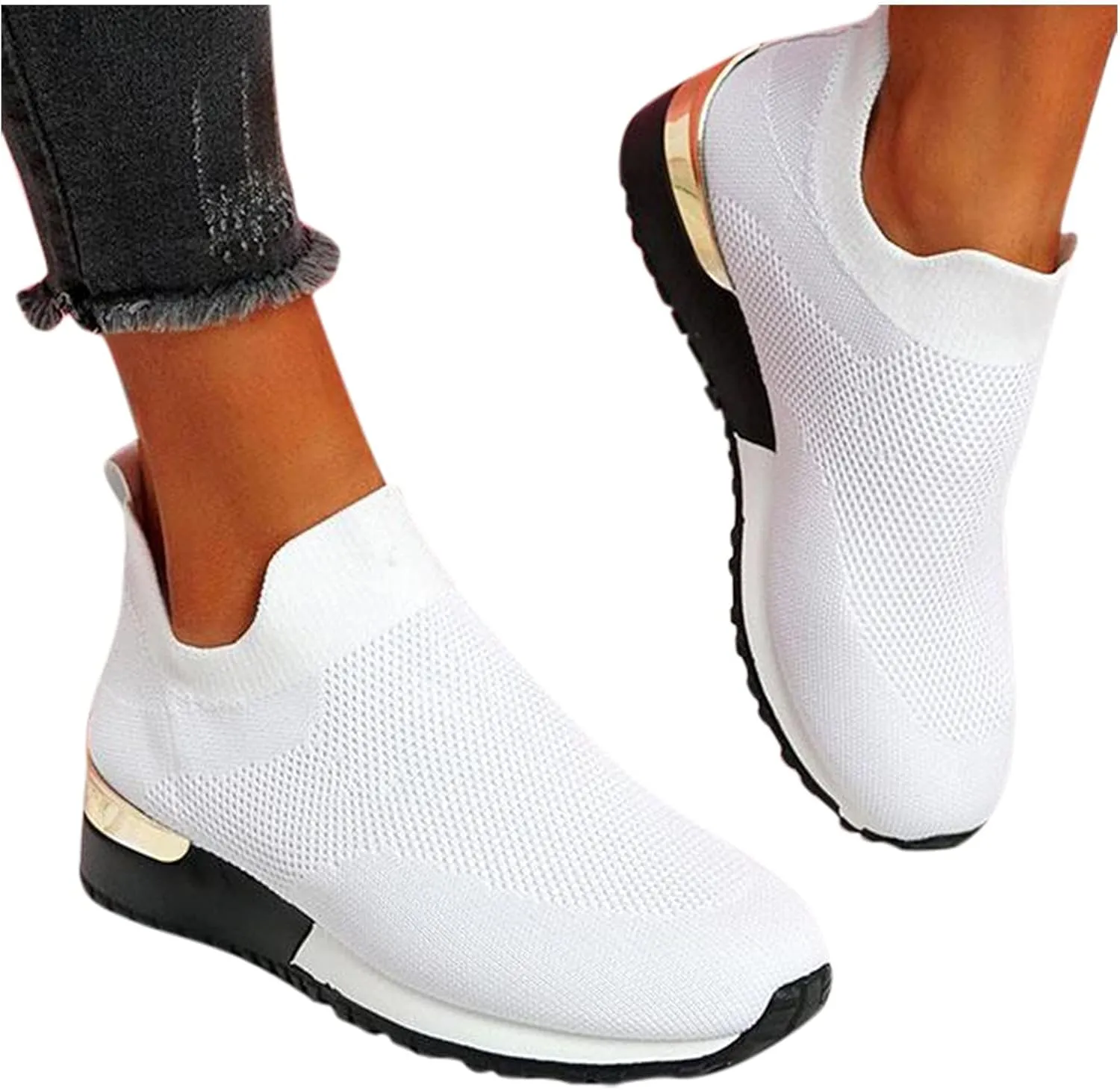 Men's Casual Dress Sneakers Womens Sneakers Wide Width Diabetic Shoes for Women Slip on Non Slip Low Top Casual Mens Loafers Dress Shoes Womens Sneakers