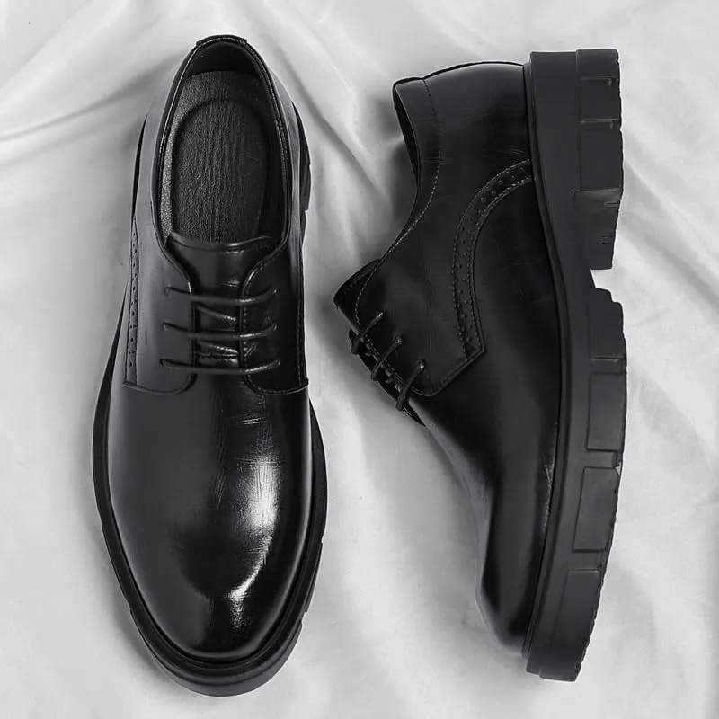 Men's Classic Business Dress Shoes Mens Fashion Lace Up Low Oxfords Shoes
