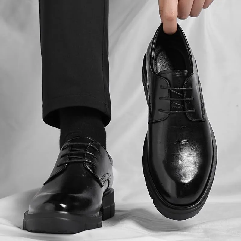 Men's Classic Business Dress Shoes Mens Fashion Lace Up Low Oxfords Shoes