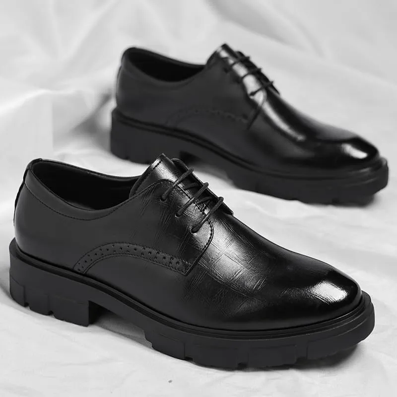 Men's Classic Business Dress Shoes Mens Fashion Lace Up Low Oxfords Shoes