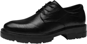 Men's Classic Lace-up Formal Oxfords Business Casual Derby Shoes Fashion Breathable Prom Business Wedding Dress Shoes