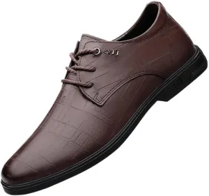 Men's Classic Oxfords Shoes Mens Lace-Up Lightweight Casual Walking Dress Shoes
