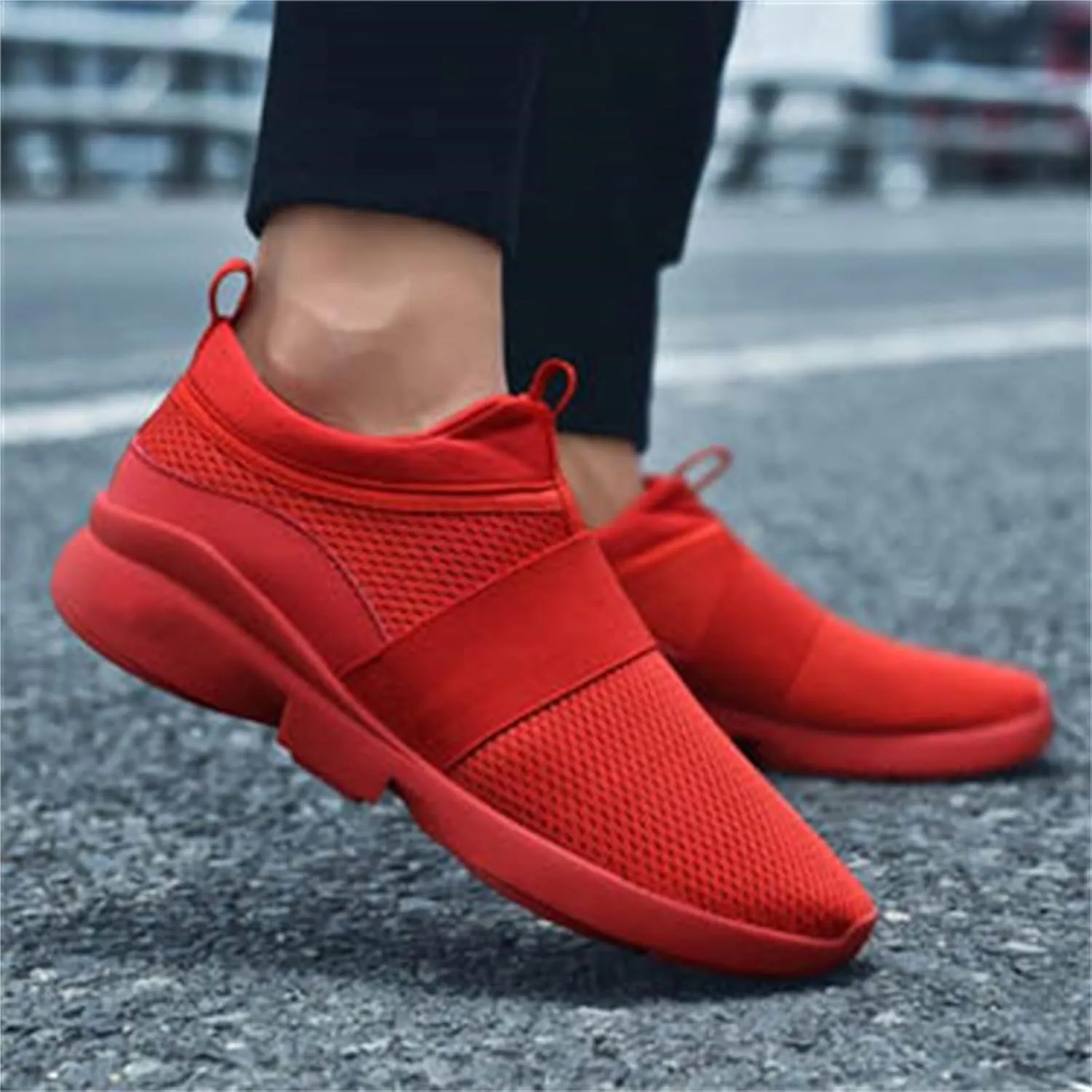 Men's Comfy Walking Shoes High Top Fashion Sneakers 2025 Closed Toe Flats Summer Solid Color Breathable Outdoor Comfortable Daily Casual Sneaker for Summer