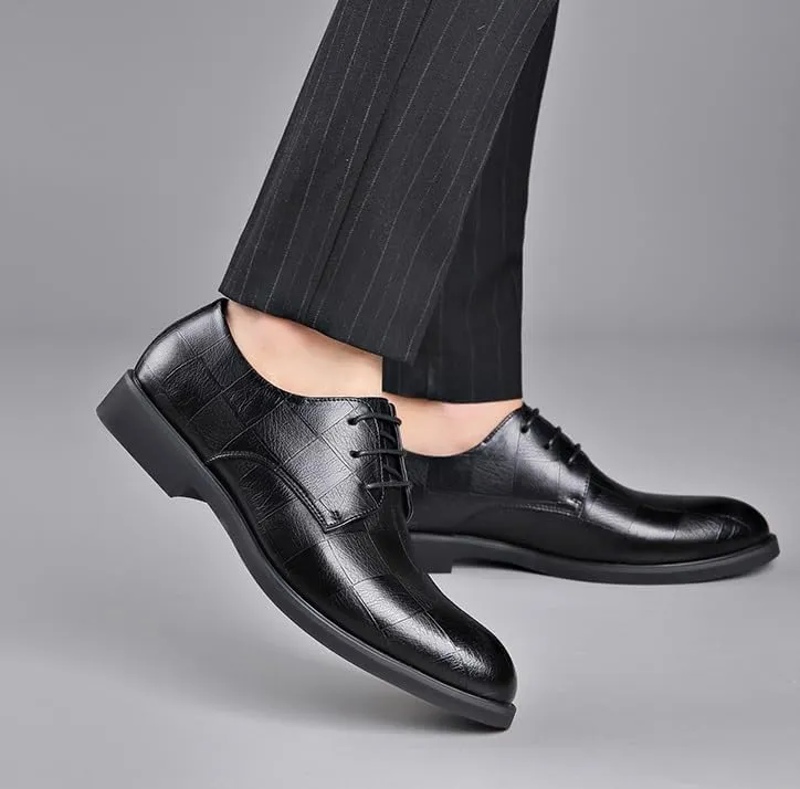 Men's Dress Shoes Casual Business Oxford Shoes for Men Classic Lace Up Formal Tuxedo Derby Shoes