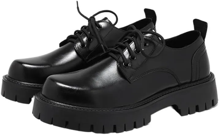 Mens Dress Shoes Leather Causal Oxfords Comfortable Breathable Lightweight Non Slip