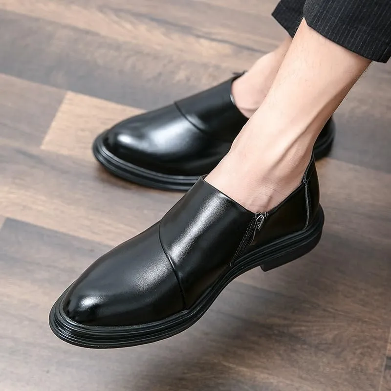 Men's Dress Shoes Mens Modern Classic Slip On Classic Oxfords Shoes Comfort Men’s Business Casual Derby Shoes