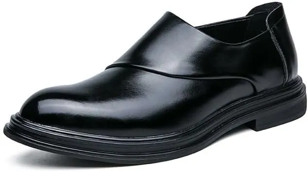Men's Dress Shoes Mens Modern Classic Slip On Classic Oxfords Shoes Comfort Men’s Business Casual Derby Shoes