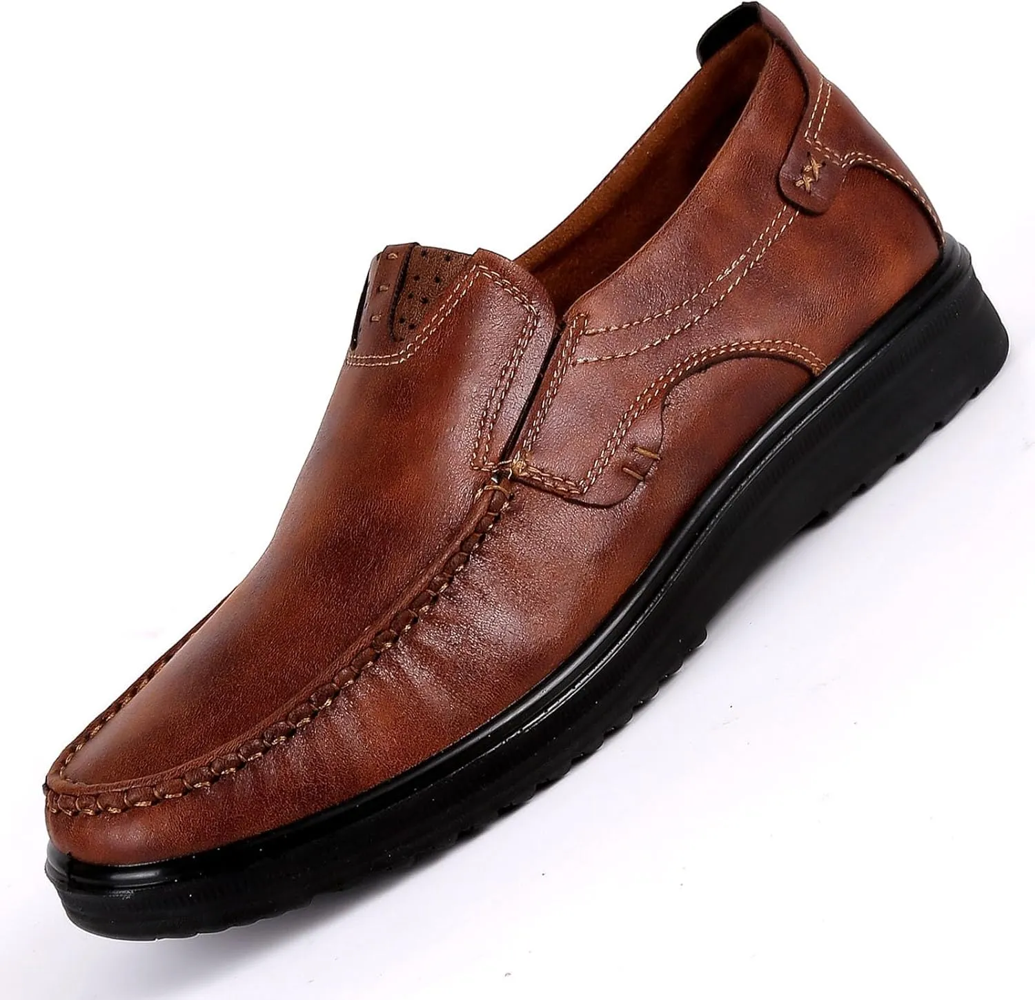 Mens Dress Shoes Womens Fashion Sneakers Womens Loafers Comfortable Dressy Flat Bottom Fashion Christmas Dress Shoes for Women Round Toe Flats Comfortable