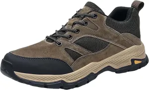 Mens Fashion Hiking Sneakers Orthopedic Walking Shoes 2025 Casual Summer Lace-up Breathable Closed Toe Athletic Outdoor Comfortable Non Slip Sport Shoe
