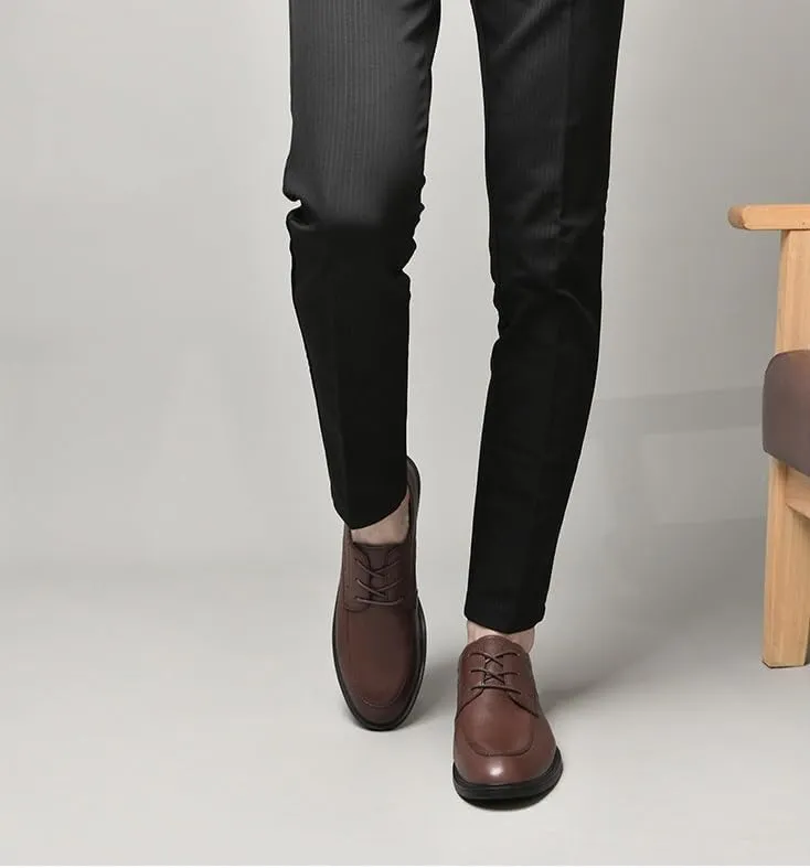 Men's Fashion Oxford Shoes Mens Business Formal Casual Patent Leather Dress Shoes Classic Lace-Up Loafers for Men