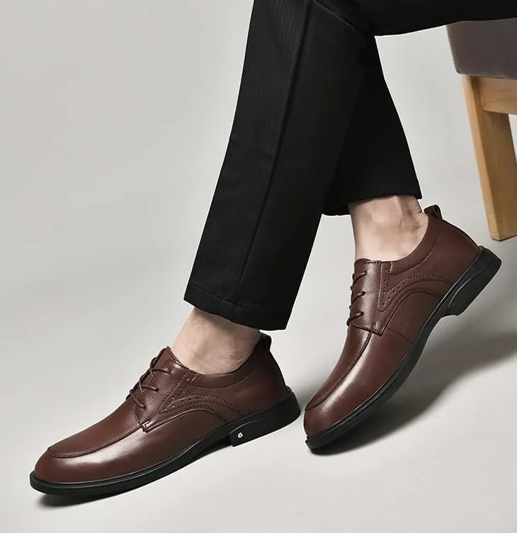 Men's Fashion Oxford Shoes Mens Business Formal Casual Patent Leather Dress Shoes Classic Lace-Up Loafers for Men