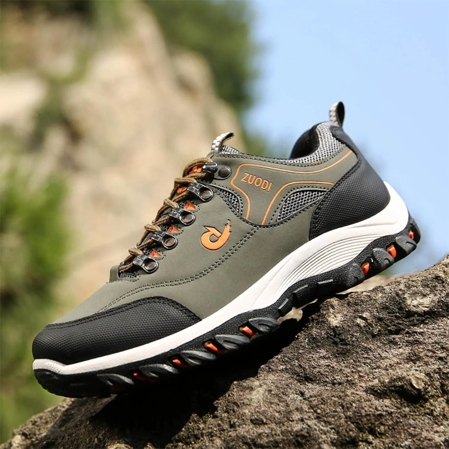 Mens Fashion Sneakers Orthopedic Walking Shoes 2025 Casual Summer Lace-up Breathable Closed Toe Athletic Outdoor Comfortable Non Slip Sport Shoe