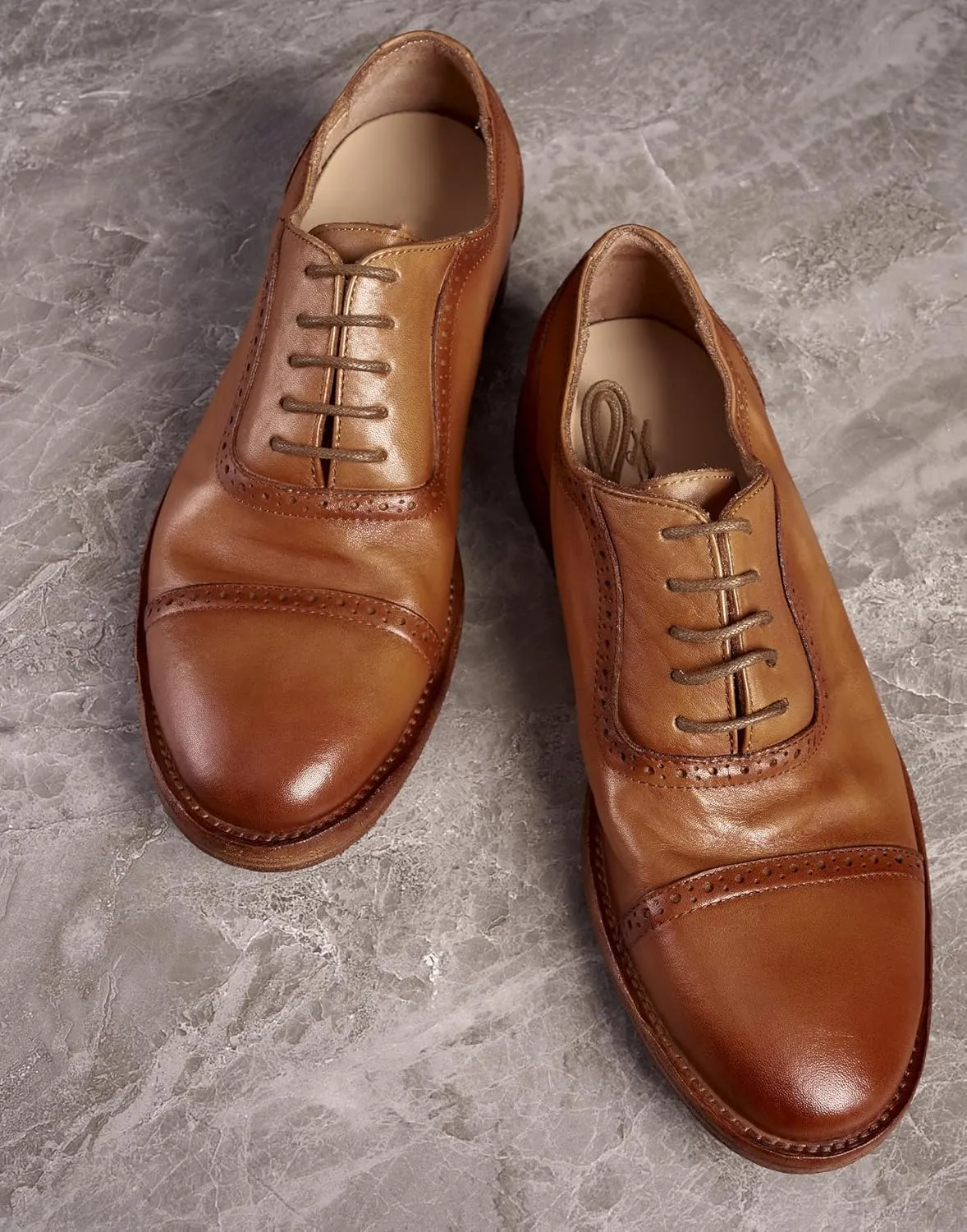 Mens Oxfords Dress Formal Shoes Genunie Leather Brogues Oxford Fashion Business Casual Leather Outsole Derby Modern Prom Wedding Suit Shoes Tuxedo Shoes for Men