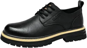 Mens Oxfords Shoes Lace up Classic Fashion Casual Dress Business Shoes Comfortable Breathable Lightweight Non Slip