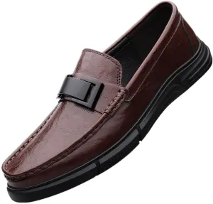 Men's Oxfords Slip On Derbys Classic Formal Business Dress Shoes Patent Leather Oxford Shoes Breathable Leather Wingtip Brogue Oxfords