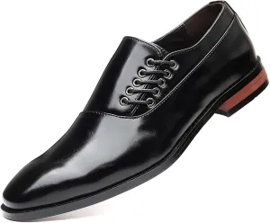 Mens Shoes Formal Business Oxford Shoes Breathable Casual Tuxedo Leather Shoes Leather Fashion Dress Sneakers Business Casual Derby Shoe Business Wedding Dress Shoes