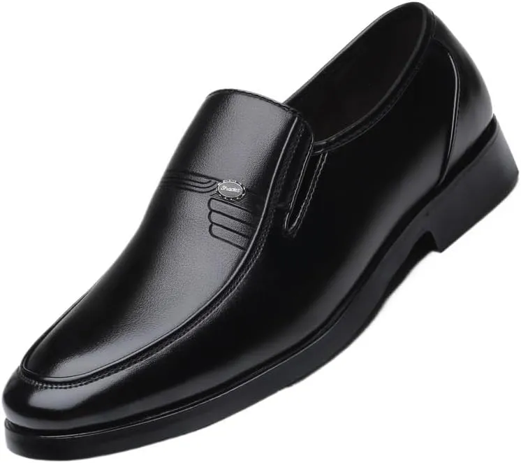 Men's Slip-On Oxford Shoes Men Classic Pointed Toe Gradient Design Tuxedo Loafers