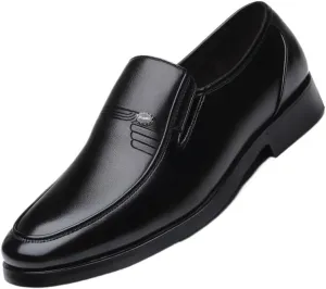 Men's Slip-On Oxford Shoes Men Classic Pointed Toe Gradient Design Tuxedo Loafers