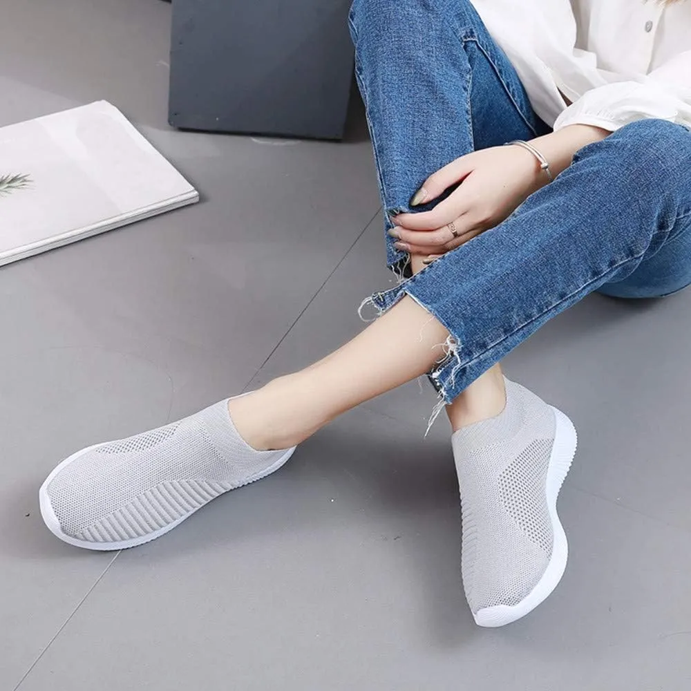 Mens Slip On Sneakers Beach Shoes Women Mens Casual Sneakers Lightweight Round Toe Slip On Casual Mens Loafers Dress Shoes White Platform Sneakers for Women
